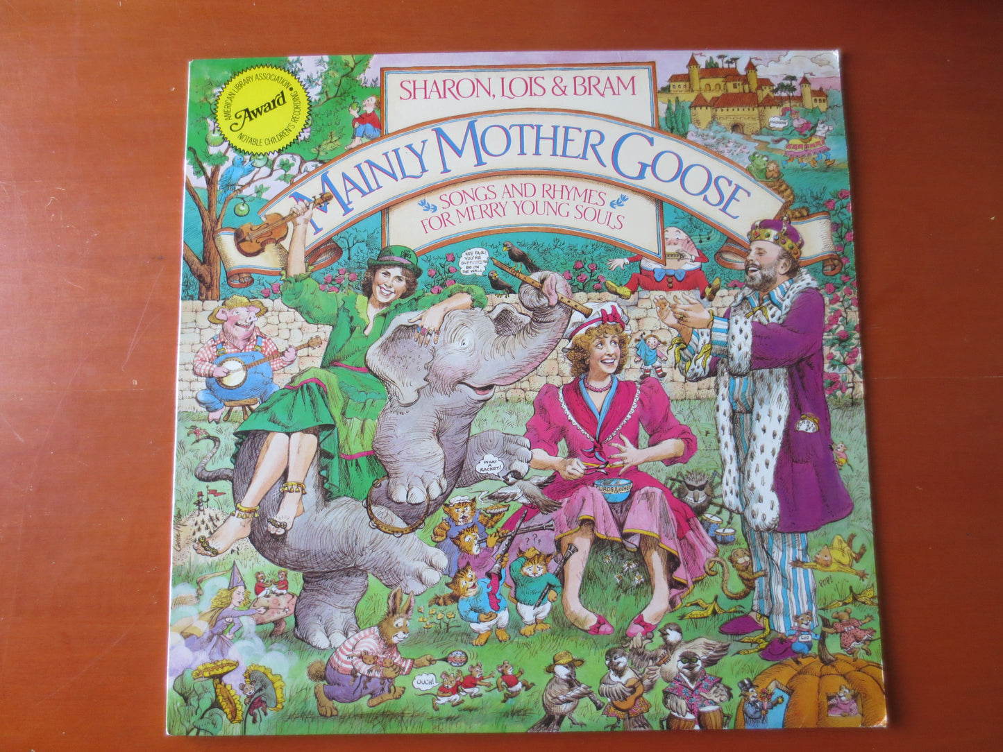 SHARON, LOIS and BRAM, Mainly Mother Goose, Childrens Records, Kids Records, Vintage Vinyl, Vinyl Record, Lps, 1984 Records