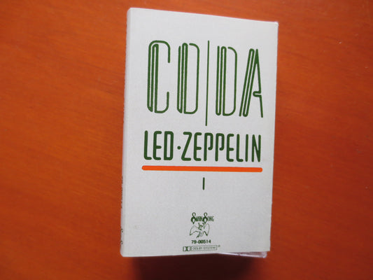 Led ZEPPELIN Tape, CODA Tape, Led ZEPPELIN Album, Led Zeppelin Music, Tape Cassette, Zeppelin, Rock Cassette, 1982 Cassette