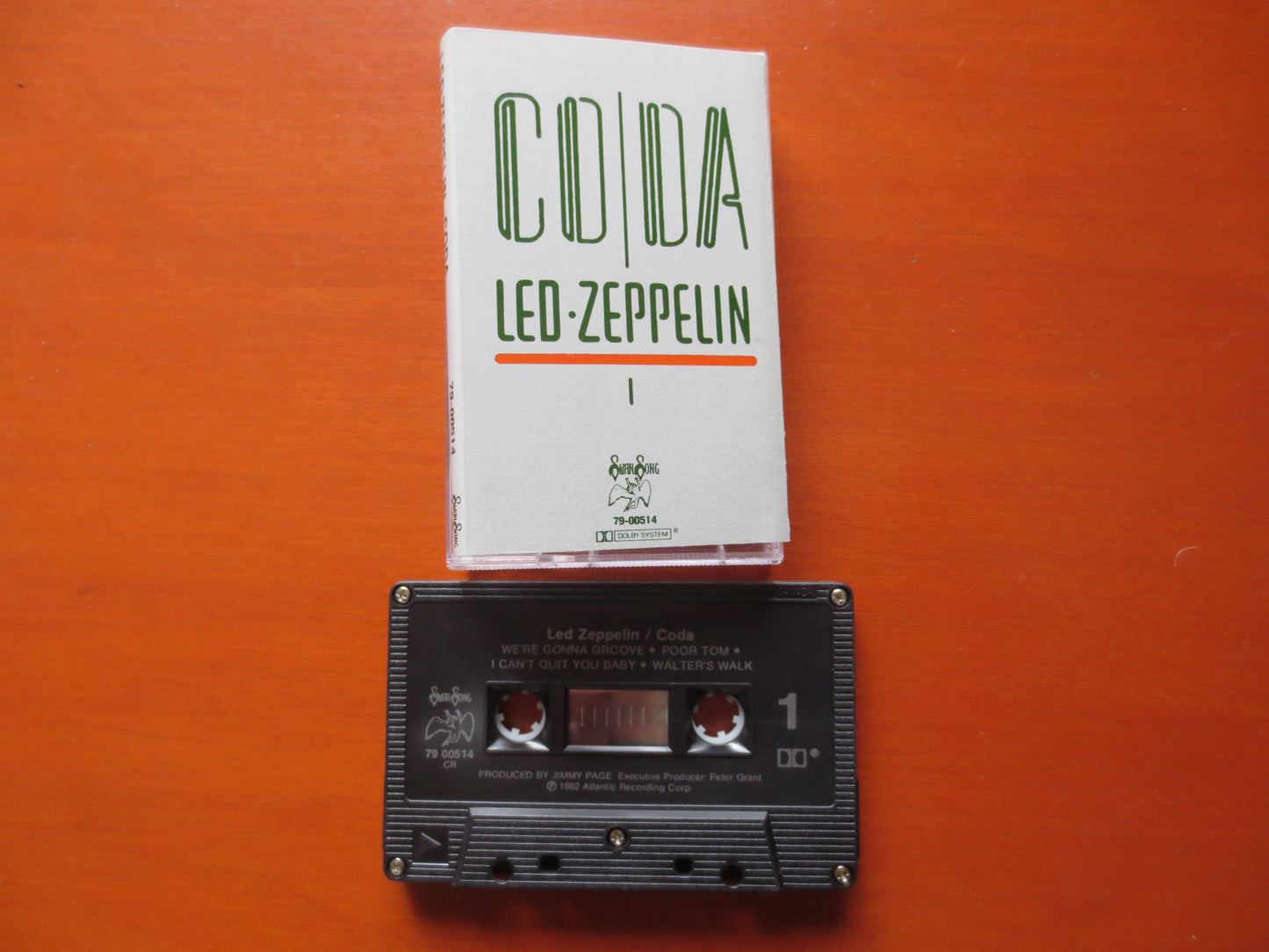 Led ZEPPELIN Tape, CODA Tape, Led ZEPPELIN Album, Led Zeppelin Music, Tape Cassette, Zeppelin, Rock Cassette, 1982 Cassette