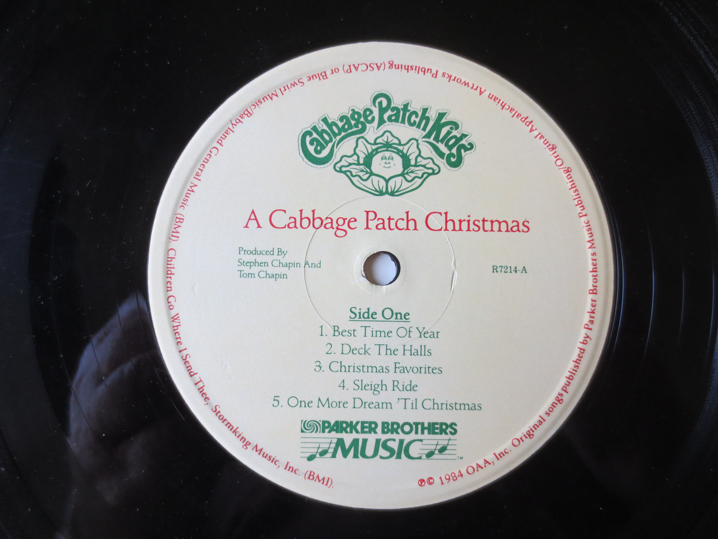 CABBAGE PATCH CHRISTMAS, Cabbage Patch Kids, Christmas Vinyl, Christmas Albums, Childrens Vinyl, Kids Vinyl, 1984 Records