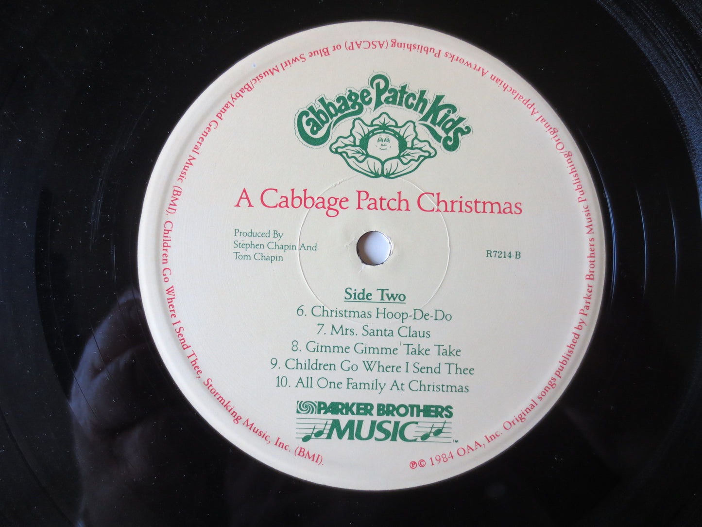 CABBAGE PATCH CHRISTMAS, Cabbage Patch Kids, Christmas Vinyl, Christmas Albums, Childrens Vinyl, Kids Vinyl, 1984 Records