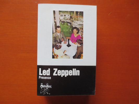 Led ZEPPELIN Tape, PRESENCE Tape, Led ZEPPELIN Album, Led Zeppelin Music, Tape Cassette, Zeppelin, Cassette, 1976 Cassette