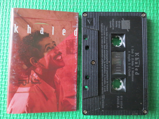 KHALED, KHALED Cassette, KHALED Tape, Khaled Albums, Khaled Records, Khaled Music, Khaled lps, Tape Cassettes, 1992 Cassette