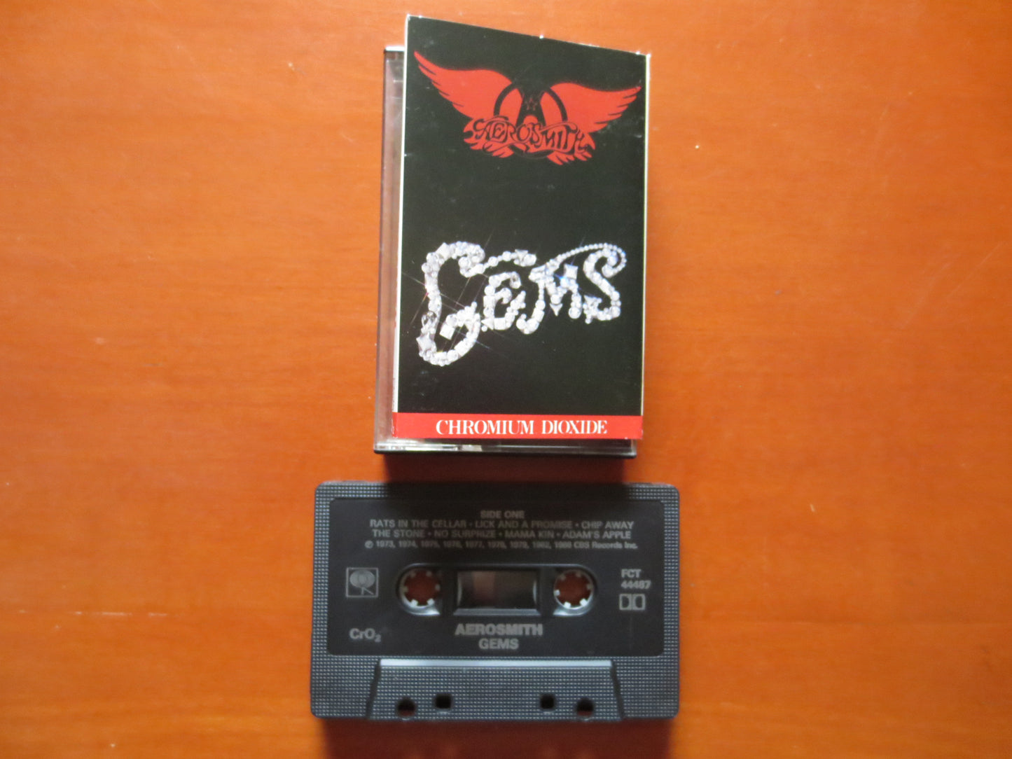 AEROSMITH Tape, GEMS Tape, AEROSMITH Album, Aerosmith Music, Aerosmith Song, Tape Cassette, Rock Cassette, 1988 Cassette
