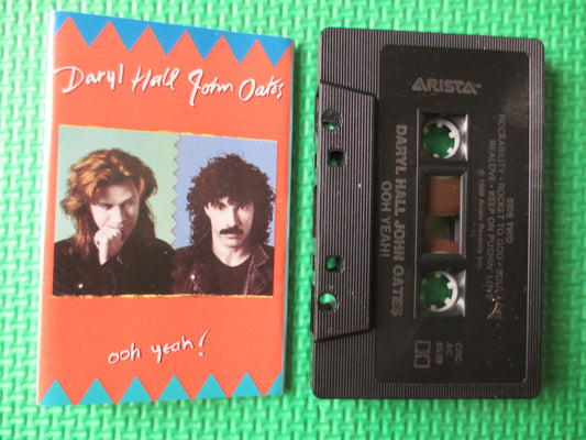 HALL and OATES Tape, Ooh YEAH, Hall and Oates Album, Hall and Oates Music, Rock Lp, Tape Cassette, Cassette, 1988 Cassette