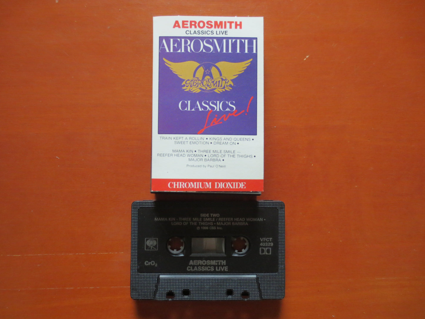 AEROSMITH Tape, CLASSICS Live, AEROSMITH Album, Aerosmith Music, Aerosmith Song, Tape Cassette, Cassette, 1986 Cassette