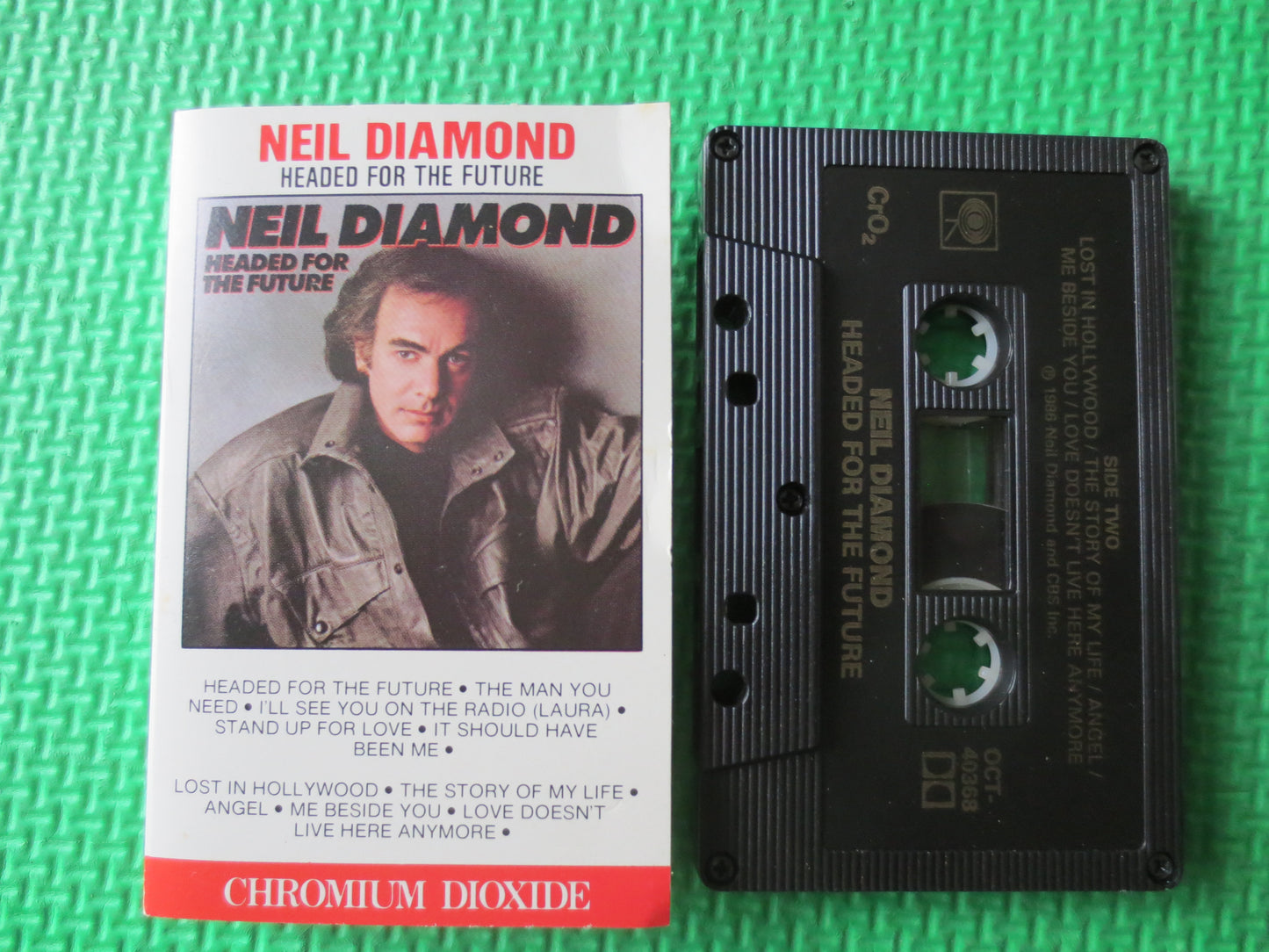 NEIL DIAMOND, HEADED For The Future, Neil Diamond Tape, Neil Diamond Album, Tape Cassette, Country Cassette, 1986 Cassette