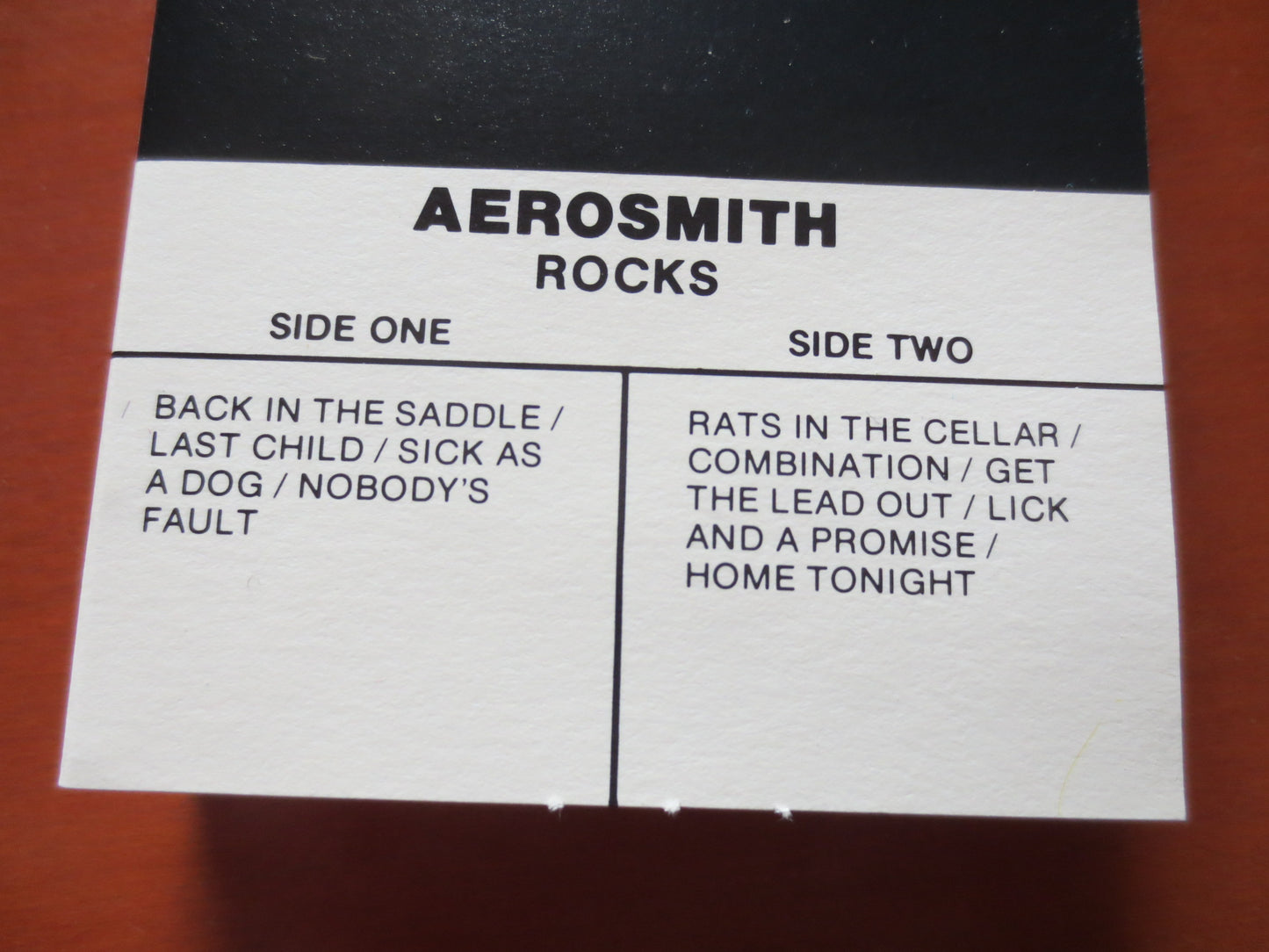 AEROSMITH Tape, ROCKS, AEROSMITH Album, Aerosmith Music, Aerosmith Song, Tape Cassette, Rock Cassette, 1976 Cassette