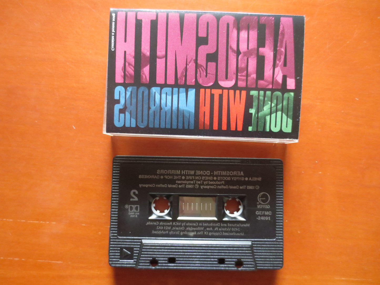 AEROSMITH Tape, Done With MIRRORS, AEROSMITH Album, Aerosmith Music, Aerosmith Song, Tape Cassette, Cassette, 1982 Cassette