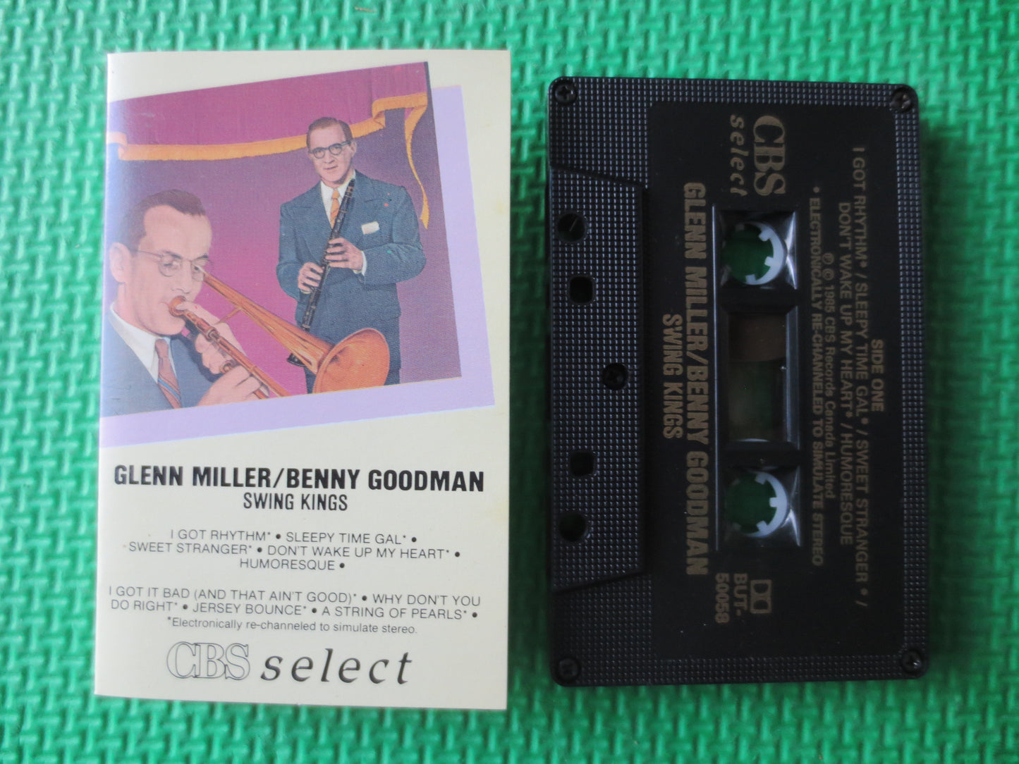 GLENN MILLER, SWING Kings, Glenn Miller Tape, Glenn Miller Cassette, Jazz Cassette, Jazz Tapes, Cassette, 1985 Cassette