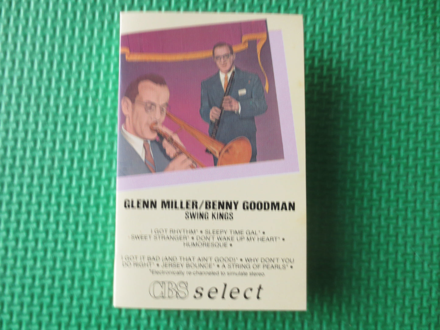 GLENN MILLER, SWING Kings, Glenn Miller Tape, Glenn Miller Cassette, Jazz Cassette, Jazz Tapes, Cassette, 1985 Cassette