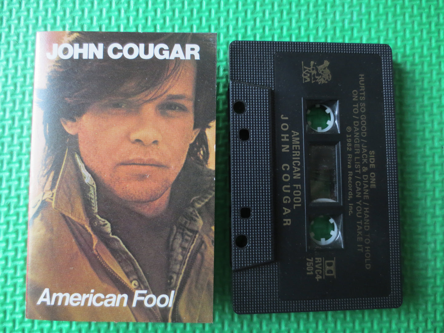 JOHN COUGAR, AMERICAN Fool, John Cougar Cassette, John Cougar Tapes, Rock Cassettes, Rock Tapes, Cassettes, 1982 Cassette