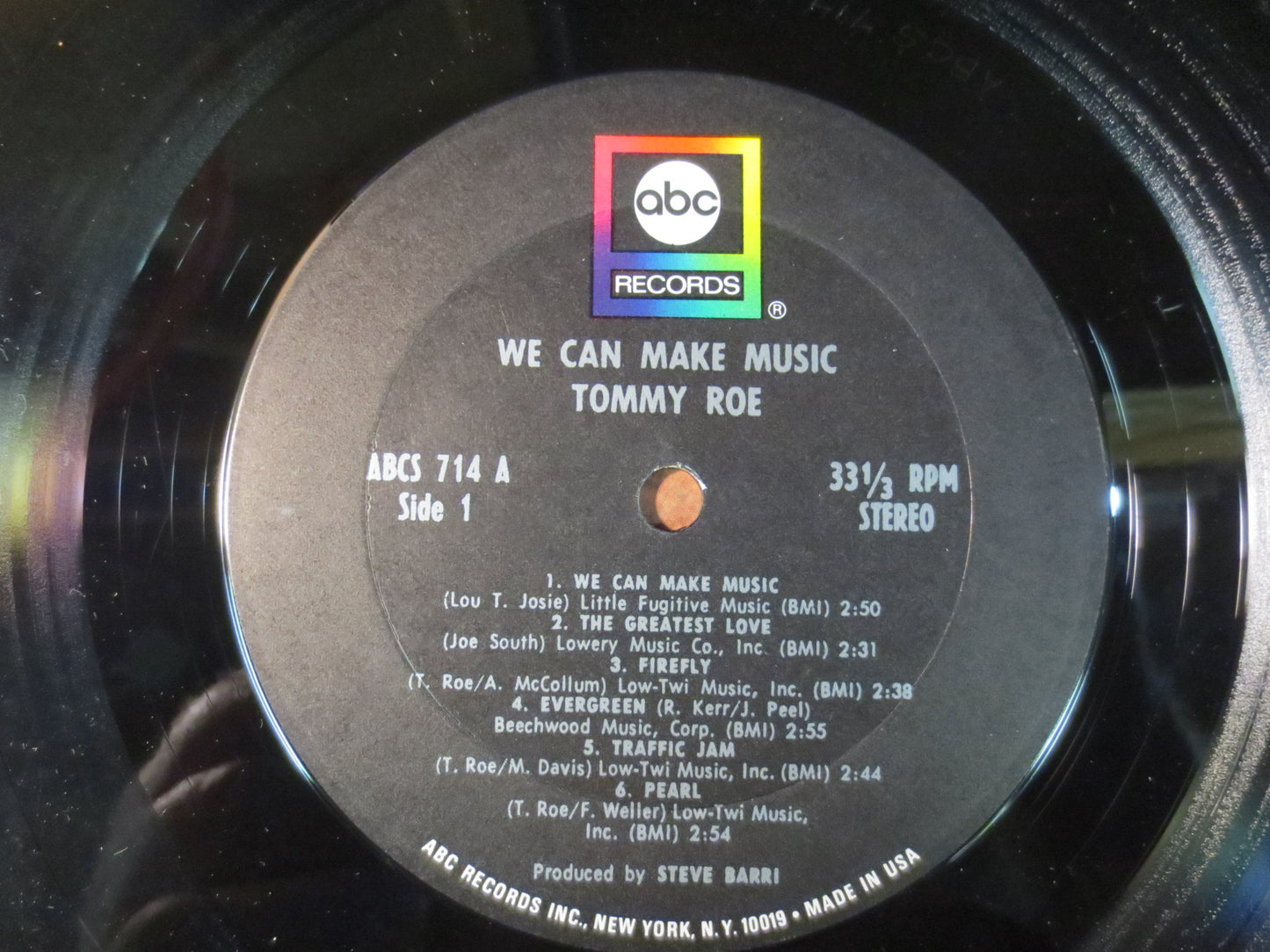 TOMMY ROE, We Can Make Music, Pop Records, Tommy Roe Record, Tommy Roe Album, Tommy Roe Lps, Vinyl Record, Lp, 1970 Records