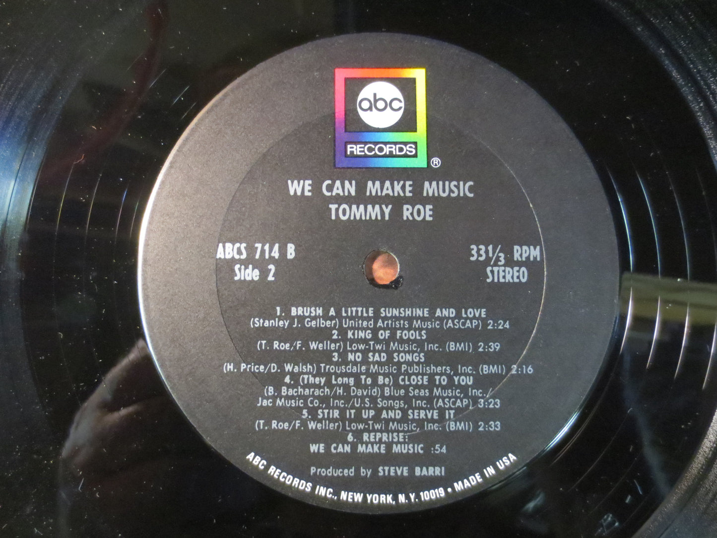 TOMMY ROE, We Can Make Music, Pop Records, Tommy Roe Record, Tommy Roe Album, Tommy Roe Lps, Vinyl Record, Lp, 1970 Records