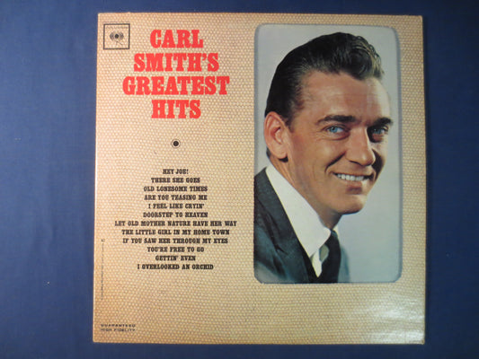 CARL SMITH, GREATEST Hits, Country Records, Vintage Vinyl, Records, Vinyl, Vinyl Records, Vinyl Albums, 1962 Records