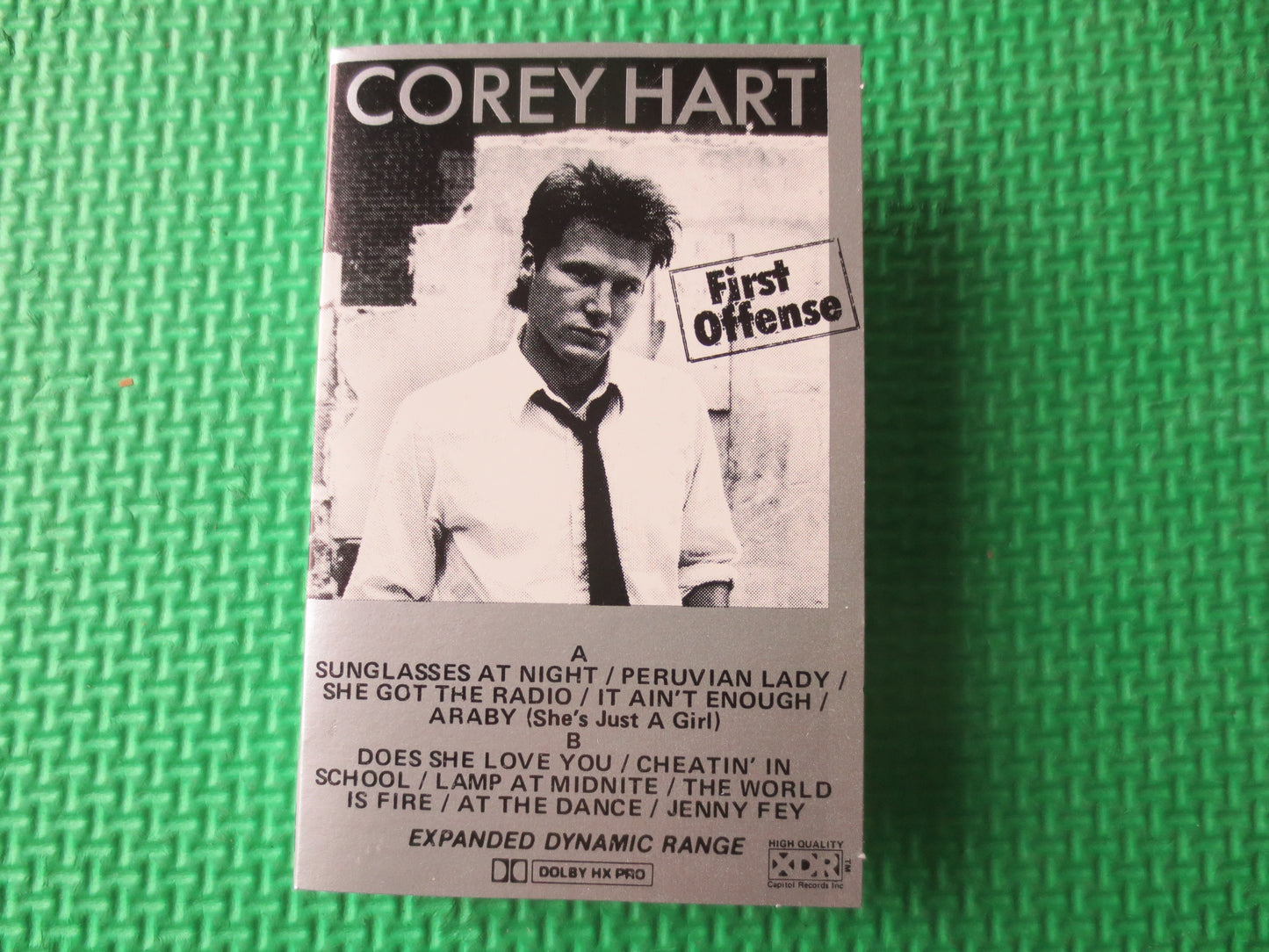 COREY HART, FIRST Offense, Corey Hart Cassette, Corey Hart Tapes, Rock Cassettes, Rock Tapes, Cassettes, 1983 Cassette