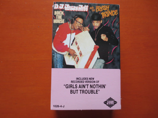 JAZZY JEFF Tape, Rock the House Tape, FRESH Prince Album, Jazzy Jeff Music, Tape Cassette, Rap Cassette, 1987 Cassette