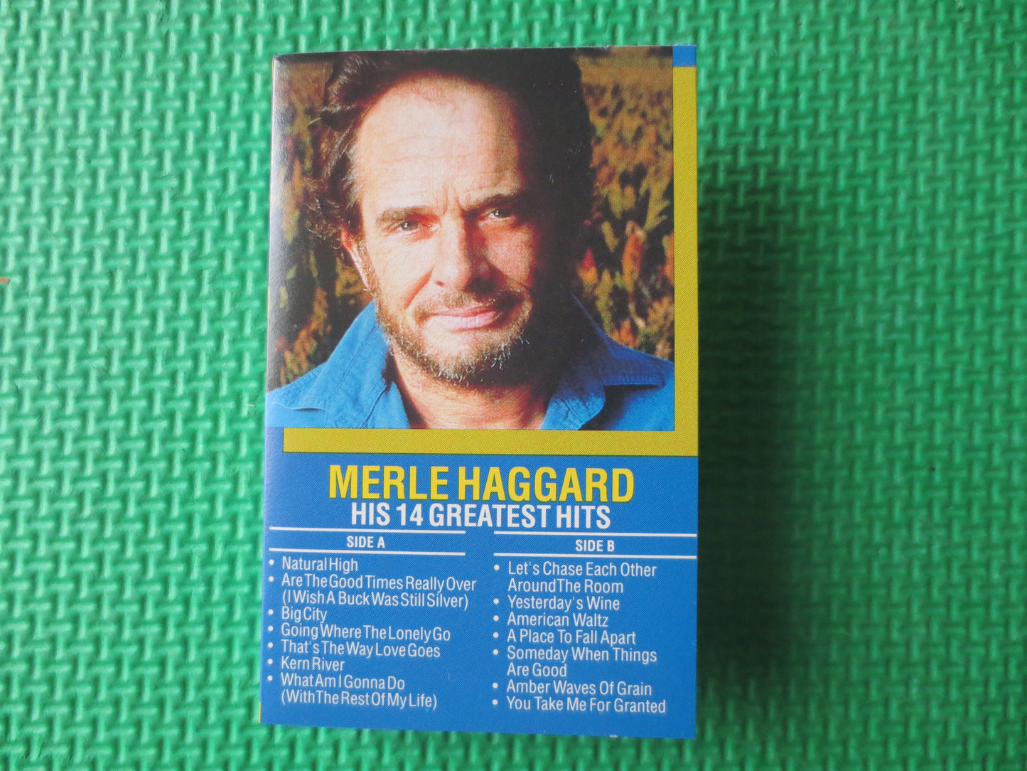 MERLE HAGGARD, GREATEST Hits, Merle Haggard Tape, Merle Haggard lp, Rock Cassettes, Rock Tapes, Cassettes, 1987 Cassette