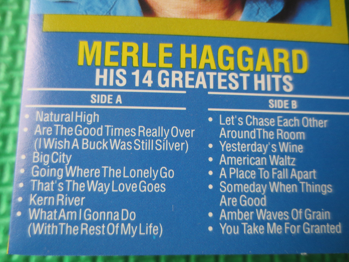 MERLE HAGGARD, GREATEST Hits, Merle Haggard Tape, Merle Haggard lp, Rock Cassettes, Rock Tapes, Cassettes, 1987 Cassette