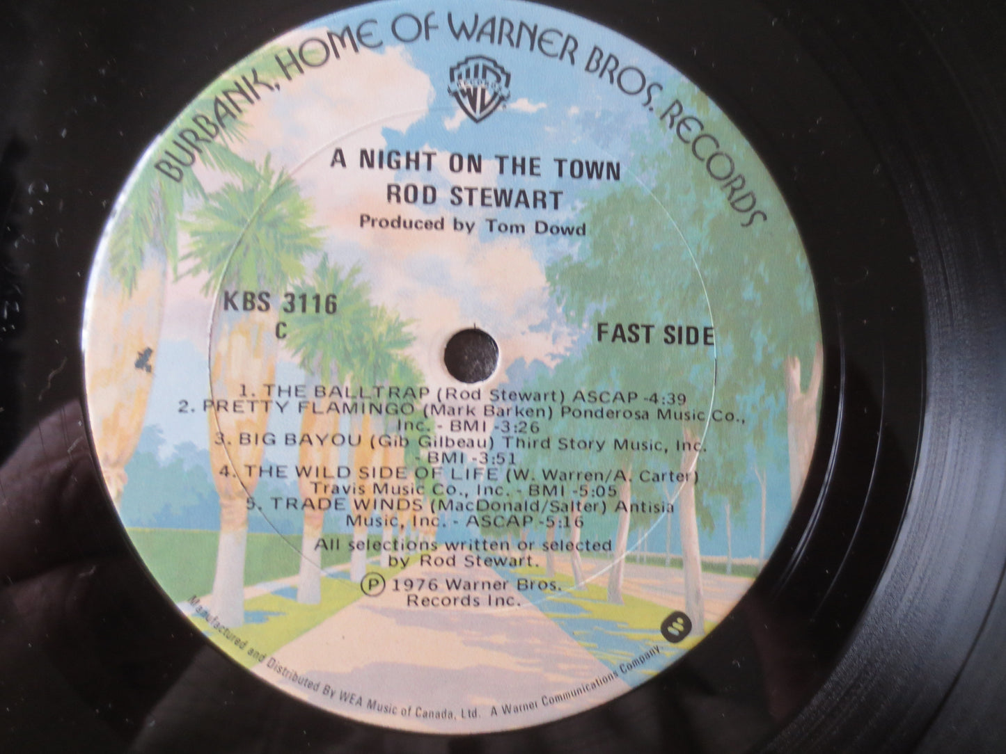 ROD STEWART, A NIGHT On The Town, Rod Stewart Record, Rod Stewart Album, Rod Stewart Lp,  Pop Records, Vinyl, 1976 Records