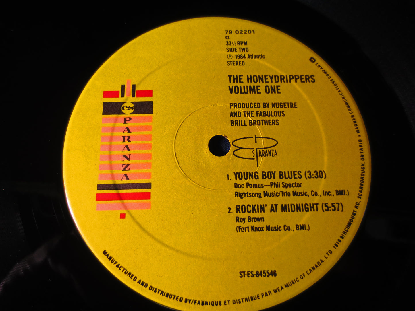 The HONEYDRIPPERS, Volume One, Led ZEPPELIN, Rock Record, ROBERT Plant, Led Zeppelin Record, Led Zeppelin Lp, 1984 Records