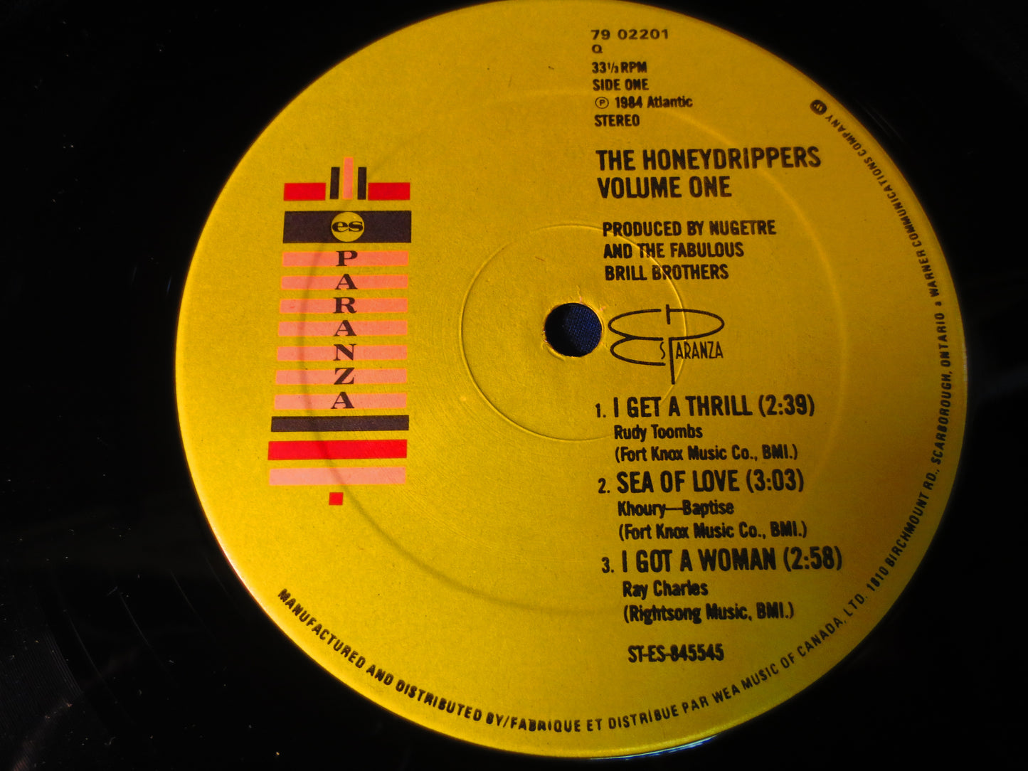 The HONEYDRIPPERS, Volume One, Led ZEPPELIN, Rock Record, ROBERT Plant, Led Zeppelin Record, Led Zeppelin Lp, 1984 Records