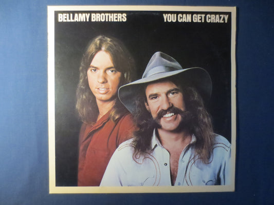 BELLAMY BROTHERS, You Can Get CRAZY, Country Record, Country Vinyl, Vintage Vinyl, Record Vinyl, Vinyl Record, 1980 Records