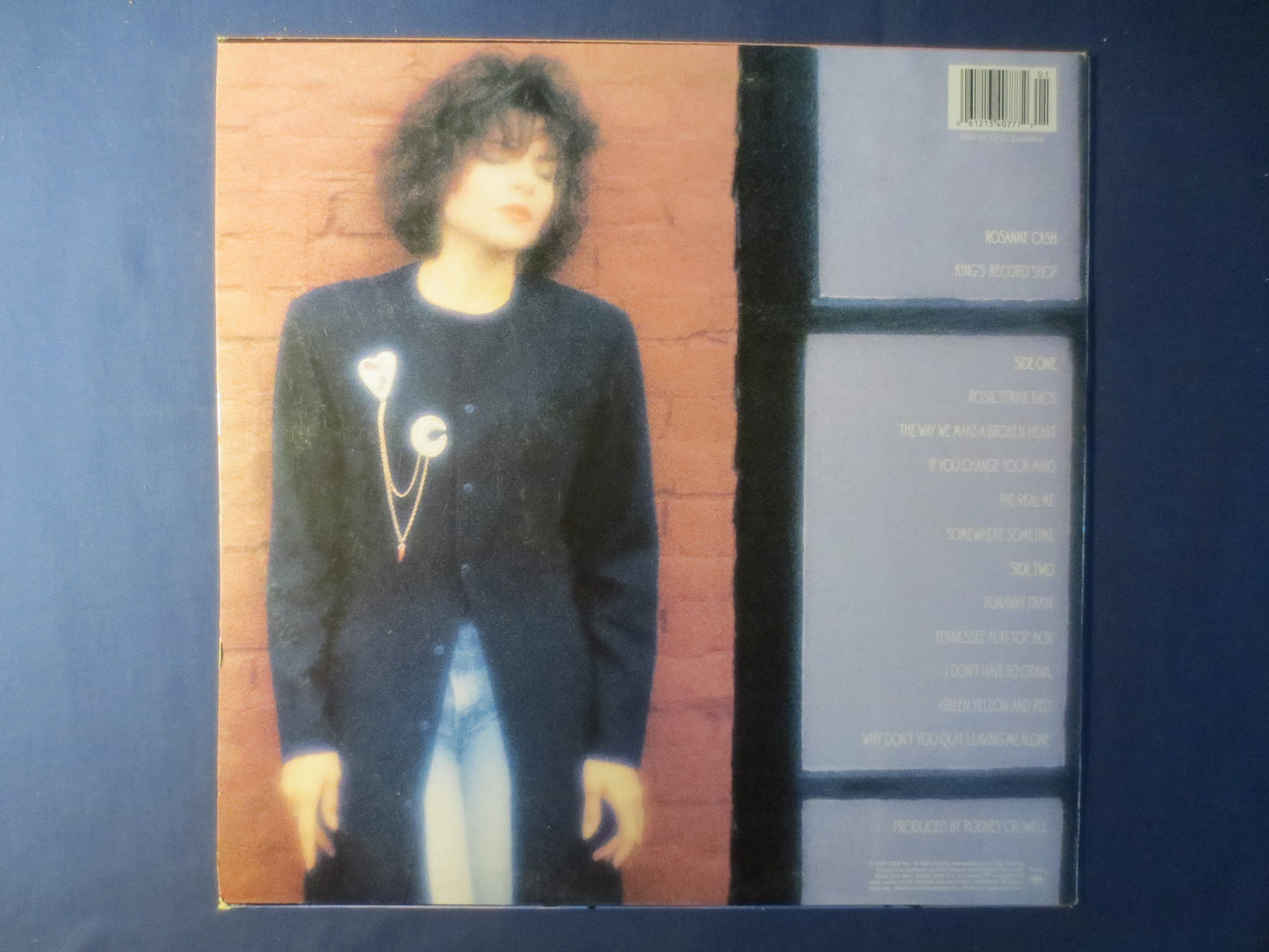 ROSANNE CASH, King's RECORD Shop, Rosanne Cash Record, Country Records, Rosanne Cash Album, Rosanne Cash Lps, 1987 Records