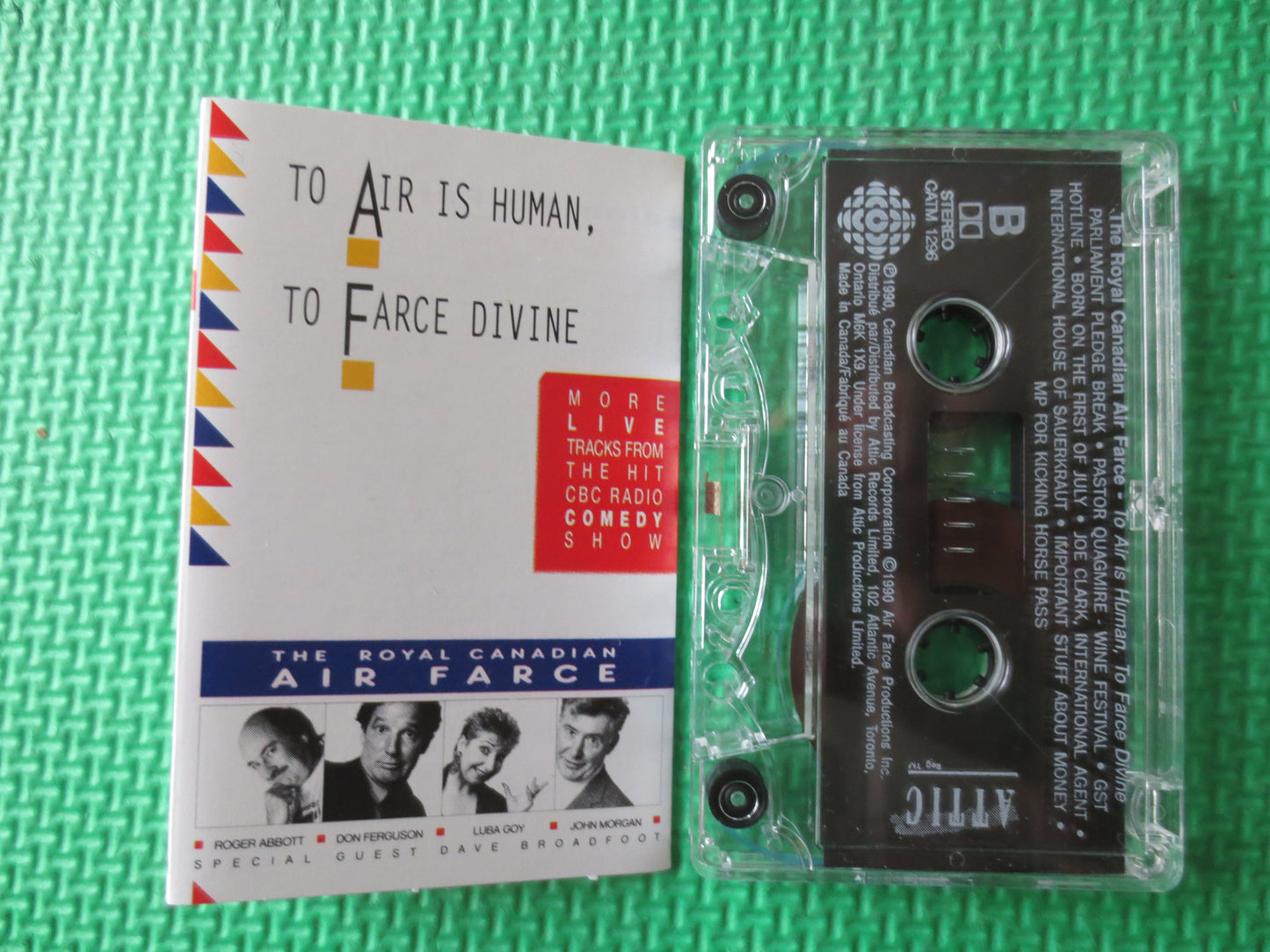 AIR FARCE, COMEDY Tape, Classic Comedy, Air Farce Cassette, Comedy Cassettes, Air Farce Tapes, Cassette, Tape, 1990 Cassette