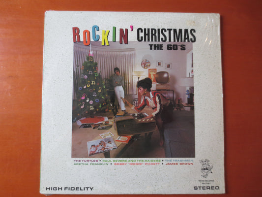 ROCKIN' CHRISTMAS, The 60's Album, CHRISTMAS Songs, Christmas Record, Christmas Vinyl, Christmas Lp, Christmas, 1984 Record