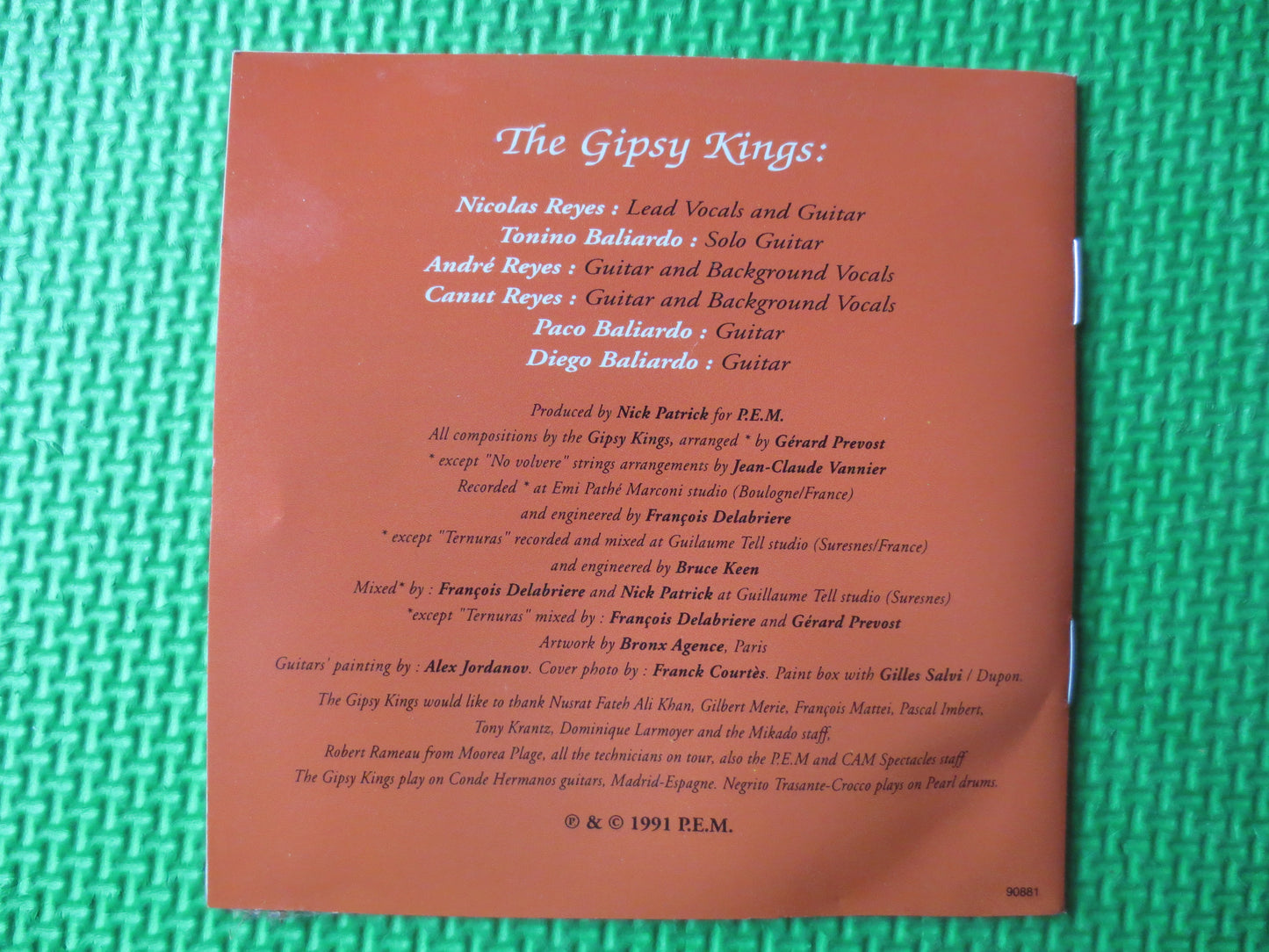 GIPSY KINGS, Este MUNDO, Gipsy Kings Cds, Rhumba Cds, Music Cds, Gipsy Kings Albums, Latin Music Cd, Cds, 1991 Compact Discs