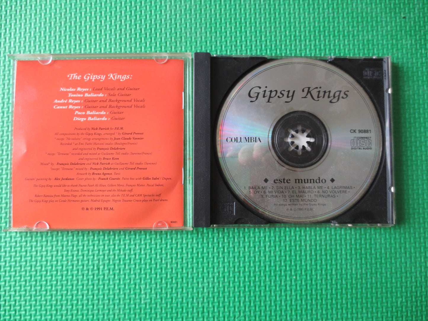 GIPSY KINGS, Este MUNDO, Gipsy Kings Cds, Rhumba Cds, Music Cds, Gipsy Kings Albums, Latin Music Cd, Cds, 1991 Compact Discs