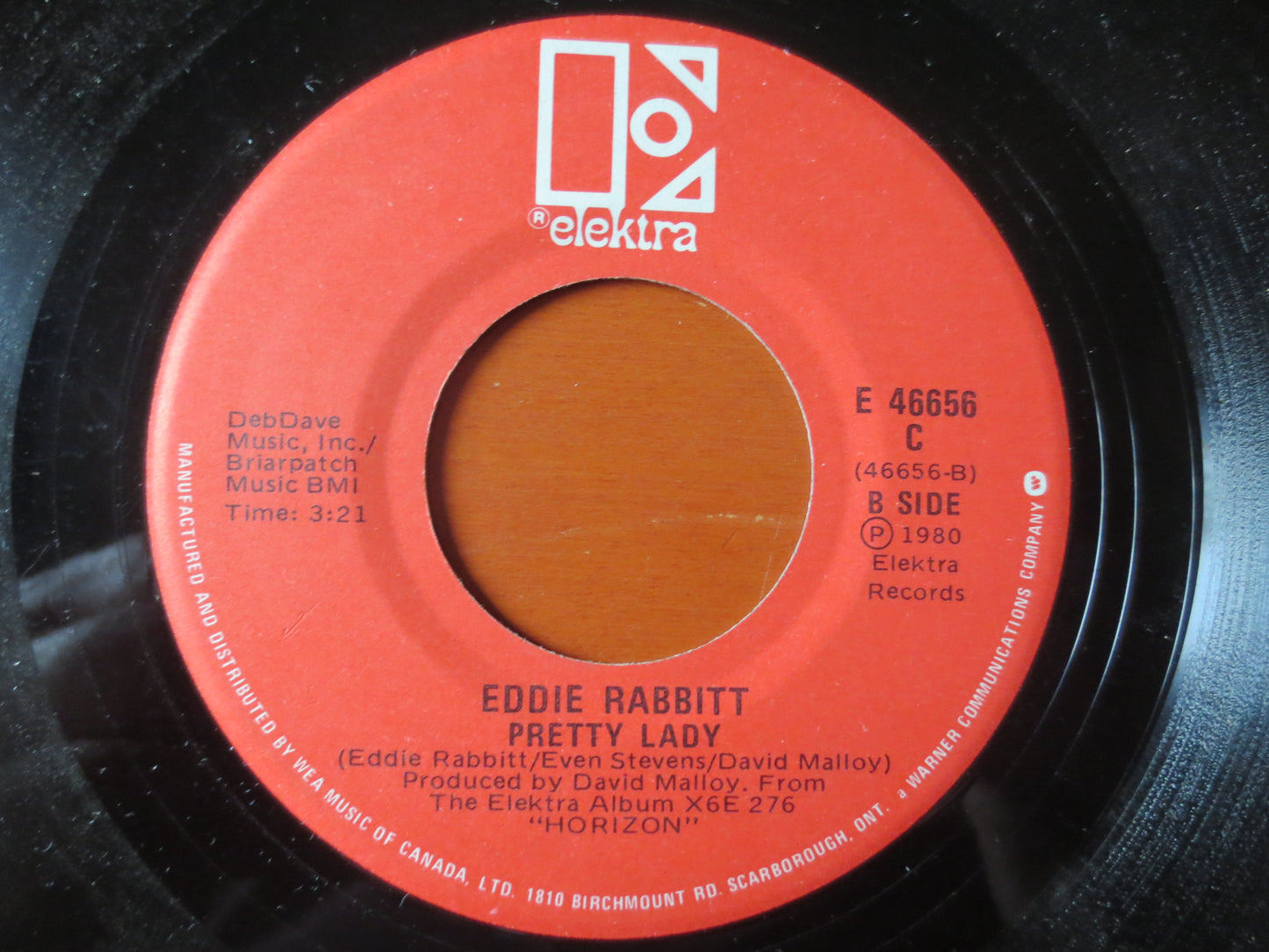 EDDIE RABBITT, 45 Rpm Records, DRIVING My Life Away, Eddie Rabbitt Albums, Eddie Rabbitt Vinyl, Disco Records, 1980 Records