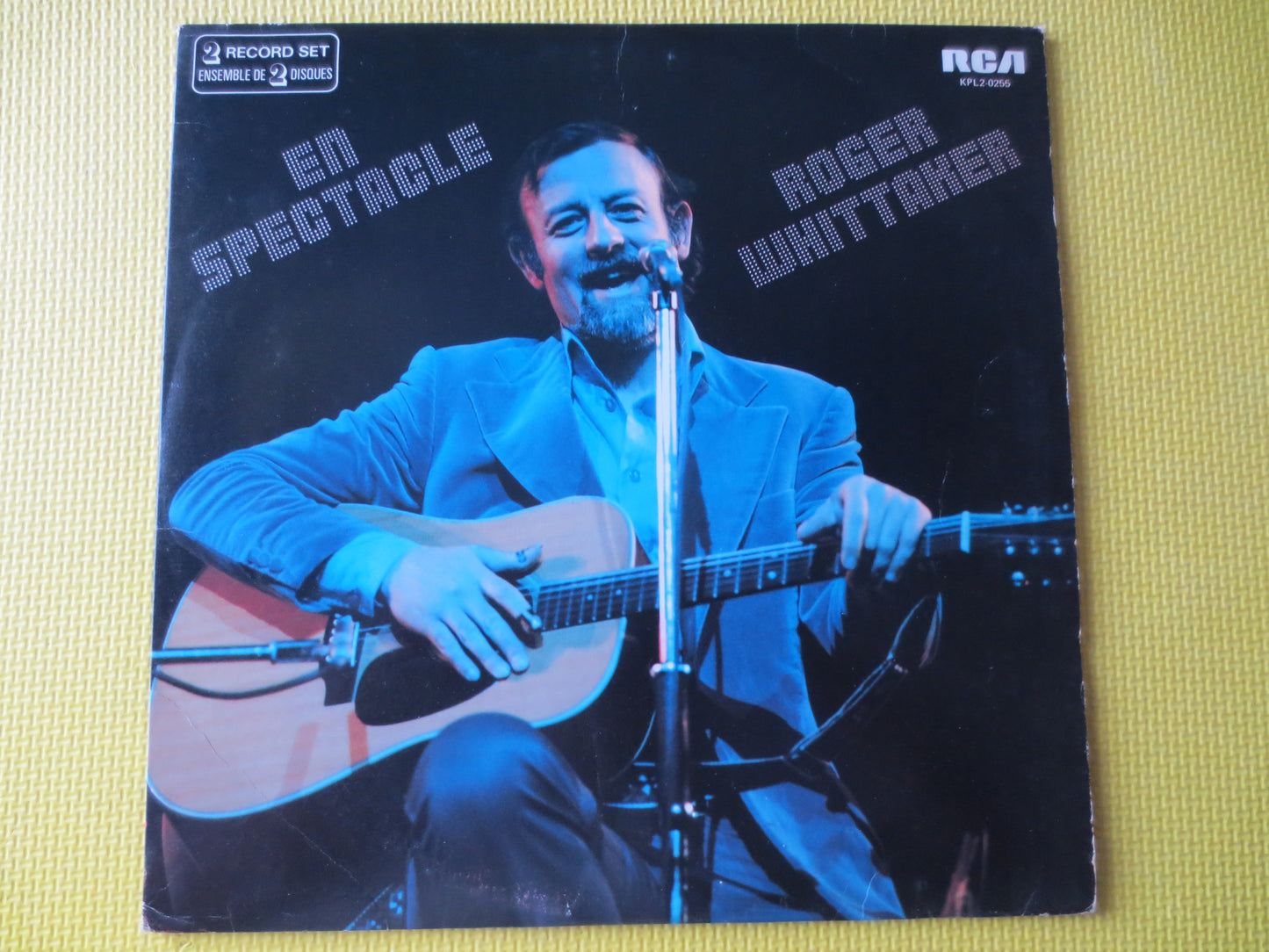 ROGER WHITTAKER, FRENCH, En SPECTACLE, 2 Records, Roger WHITTAKER Lp, Vintage Vinyl, Record Vinyl, Vinyl Record, Country Lps, 1977 Records