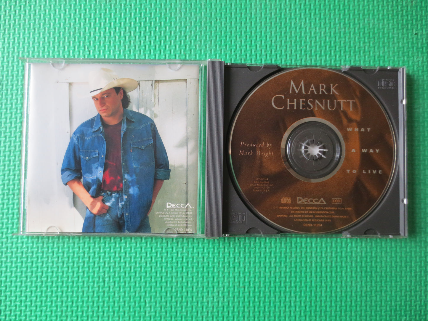 MARK CHESTNUT, What A Way To LIVE, Mark Chestnut Cds, Mark Chestnut Lp, Mark Chestnut Album, Country Cds, 1994 Compact Disc