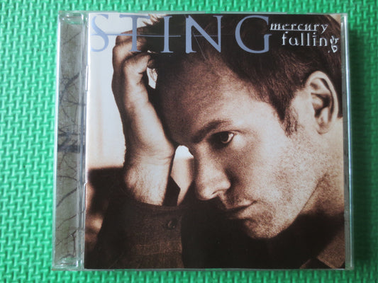 STING, Mercury Falling, STING Cds, Vintage Compact Disc, STING Albums, Sting Lps, Music Cd, Rock Music Cd, 1996 Compact Disc