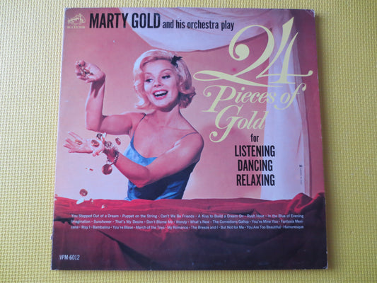 MARTY GOLD, ORCHESTRA, 2 Records, Marty Gold Albums, Marty Gold Record, Vintage Vinyl, Vinyl Records, Jazz Lp, 1962 Records