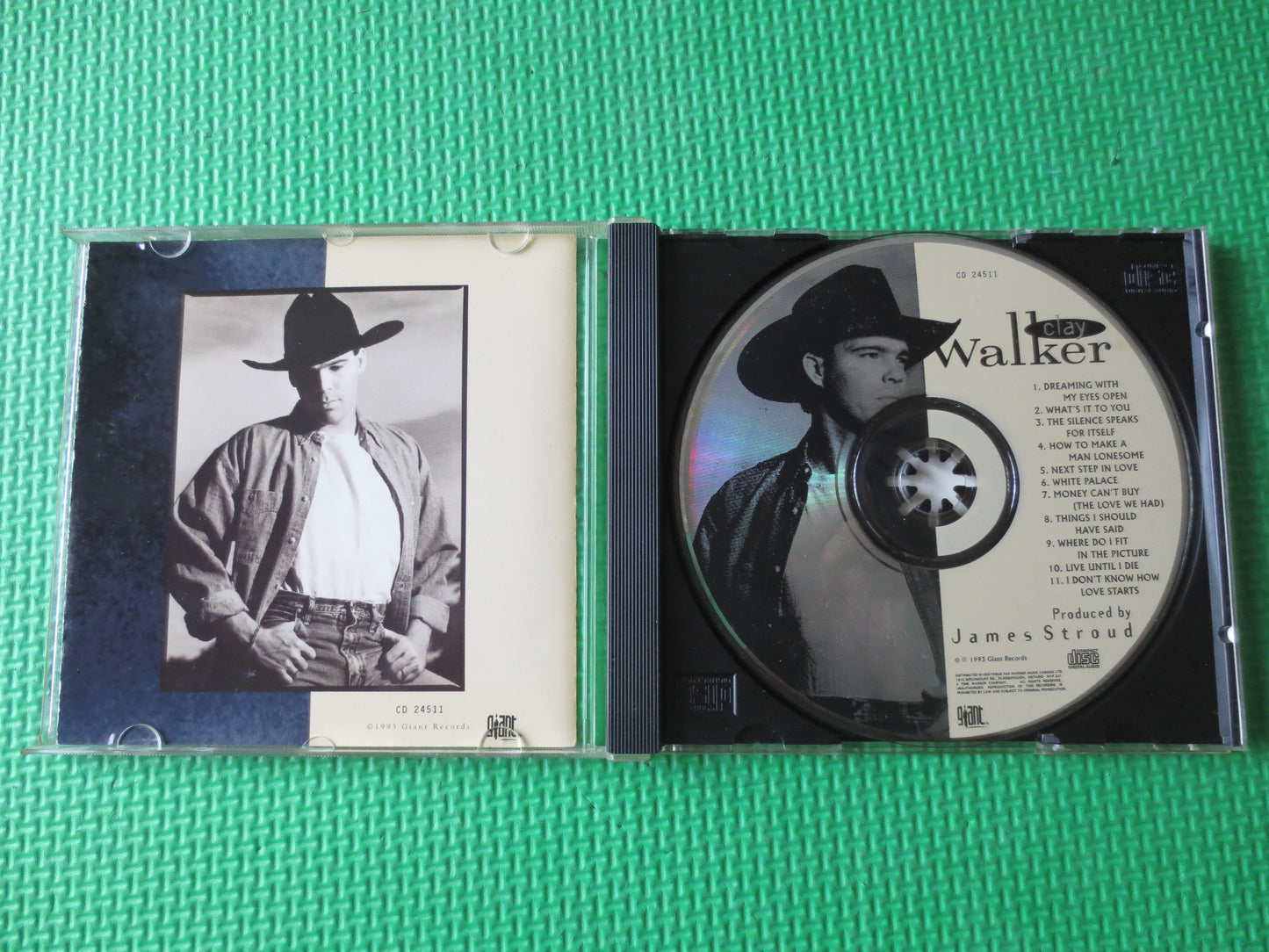 CLAY WALKER, COUNTRY Music Cd, Clay Walker Cd, Music Cd, Clay Walker Lp, Country Cd, Clay Walker Album, Cds, 1993 Compact Disc