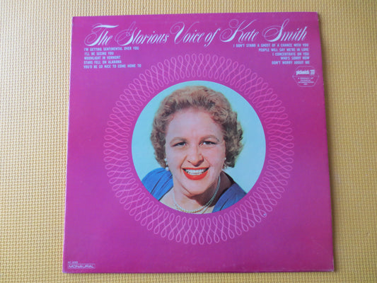 KATE SMITH, KATE SMITH Records, The GLORIOUS Voice, Kate Smith Album, Kate Smith Vinyl, Kate Smith Lp, Vintage Vinyl, Lps, 1966 Records