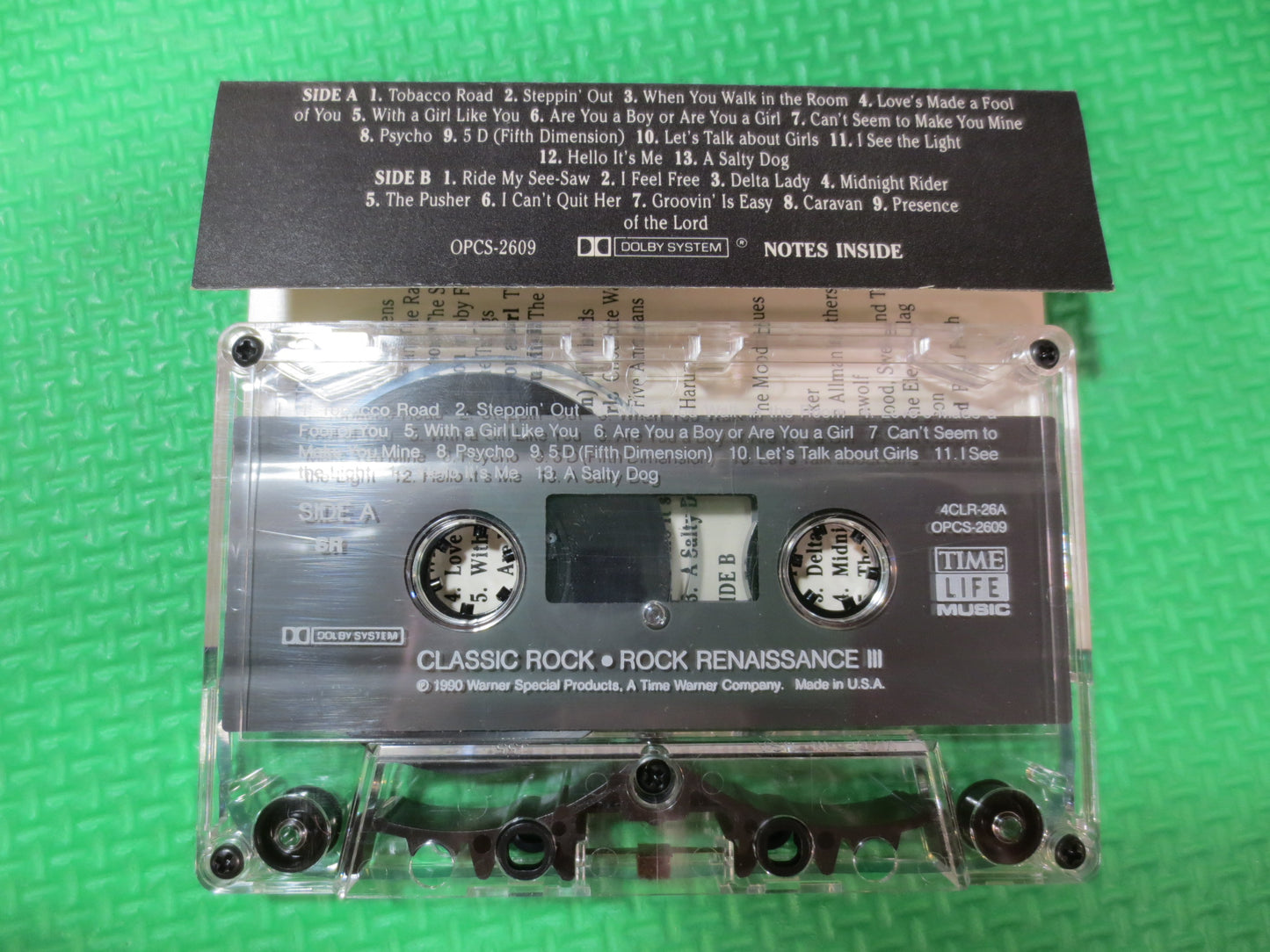 CLASSIC ROCK Tape, RENAISSANCE iii, Time Life Tape, Pop Music, Pop Song, Tape Cassette, Classic Rock Cassette, 1990 Cassette