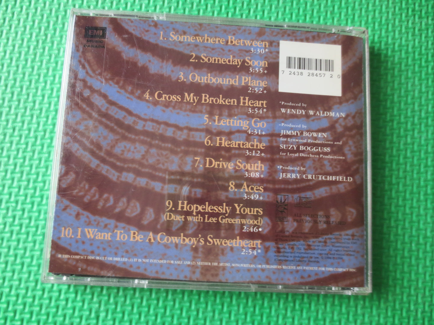 SUZY BOGGUSS, GREATEST Hits, Country Music Cd, Suzy Bogguss Cd, Music Cd, Country Cd, Suzy Bogguss lps, Cds, 1994 Compact Disc