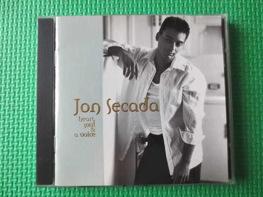 JON SECADA, HEART, Soul and a Voice, Jon Secada Cd, Jon Secada Lp, Rock Cd, Jon Secada Album, Rock Lp, Cds, 1994 Compact Disc