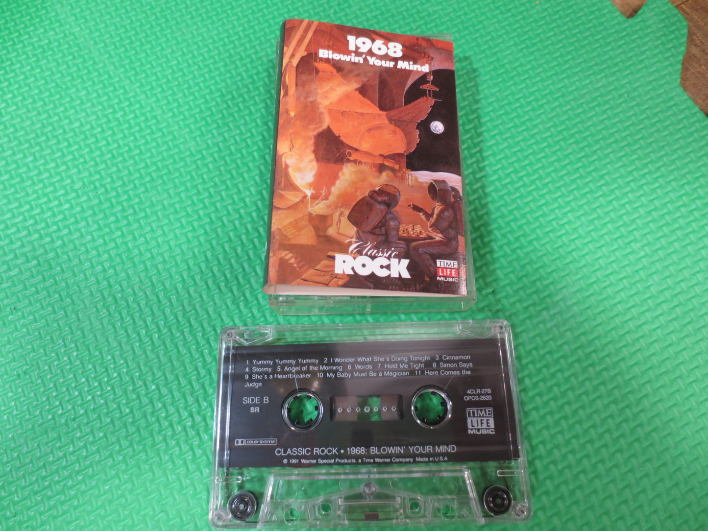 CLASSIC ROCK Tape, Blowin' Your Mind, Time LIFE Tape, 1968 Album, 1968 Music, Tape Cassette, Rock Cassette, 1991 Cassette