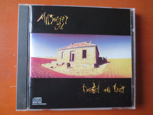 MIDNIGHT OIL, DIESEL and Dust, Midnight Oil Cd, Rock Music Cd, Music Cd, Rock Cd, Pop Cd, Pop Music Cd, Cds, 1988 Compact Disc