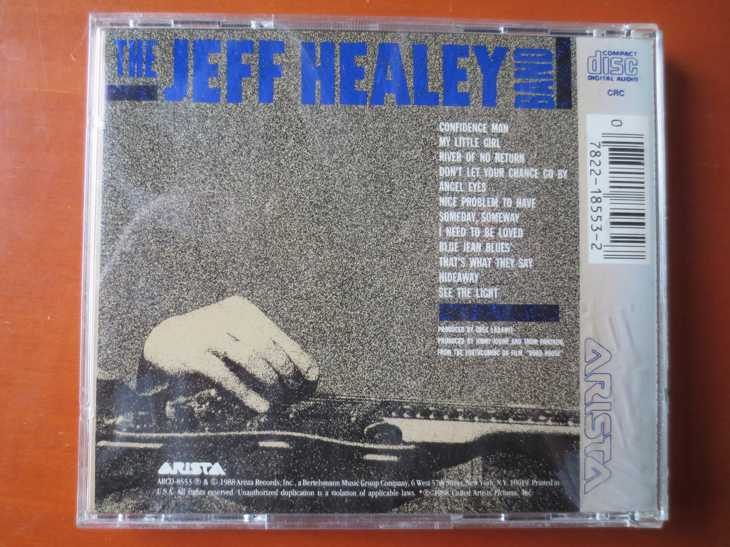 JEFF HEALEY, See the Light, JEFF Healey Music, Jeff Healey Song, Jeff Healey Cd, Rock Cd, Vintage Rock Cd, 1988 Compact Discs