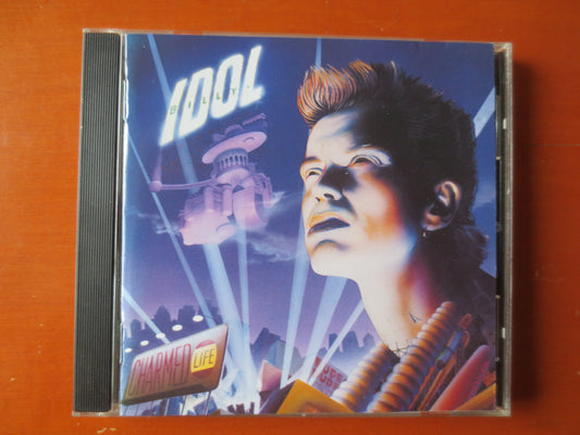 BILLY IDOL, CHARMED Life, Billy Idol Cd, Billy Idol Lp, Music Cd, Rock Music Cd, Pop Cd, Rock, Pop Music Cd, 1990 Compact Disc