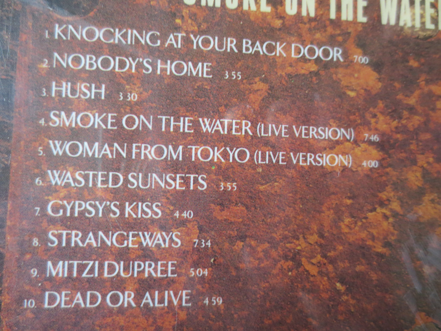 DEEP PURPLE, SMOKE on the Water, Deep Purple Cd, Deep Purple Lp, Music Cd, Rock Music Cd, Pop Music Cd, 2001 Compact Disc