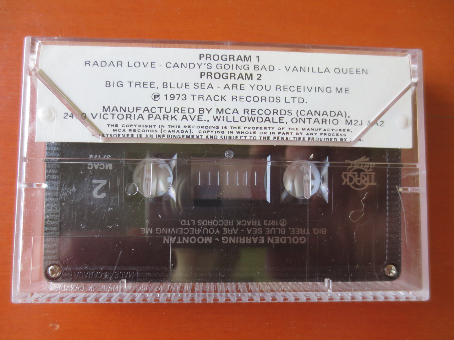 GOLDEN EARRING, MOONTAN Tape, Golden Earring Album, Radar Love, Tape Cassette, Radar Love Tape, Cassette, Rock Cassette