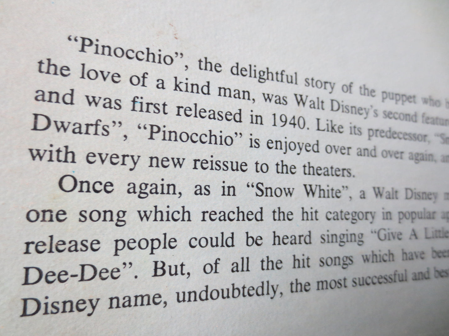 PINOCCHIO, DISNEYLAND Records, DISNEY Records, Disneyland Albums, Disney Albums, Childrens Records, Vinyl Lp, 1963 Records