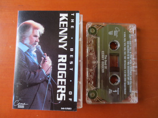 KENNY ROGERS, BEST of Albums, Kenny Rogers Tape, Kenny Rogers Album, Country Cassette, Music Tapes, Cassette, Music Cassette